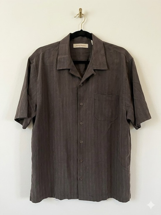 Tommy Bahama Other - EUC Tommy Bahama 100% Silk Short Sleeve Button Down Shirt - Men's Large